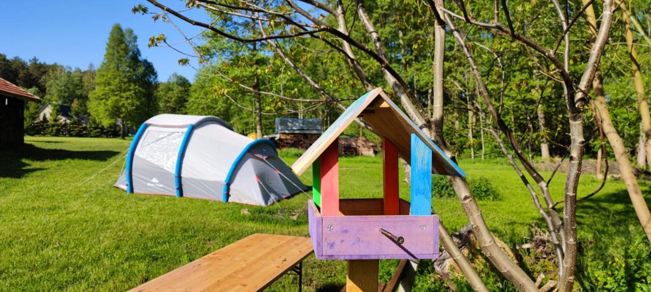 Ferienwohnung&Campingplatz VOR DEM BERG Heideblick Exterior foto
