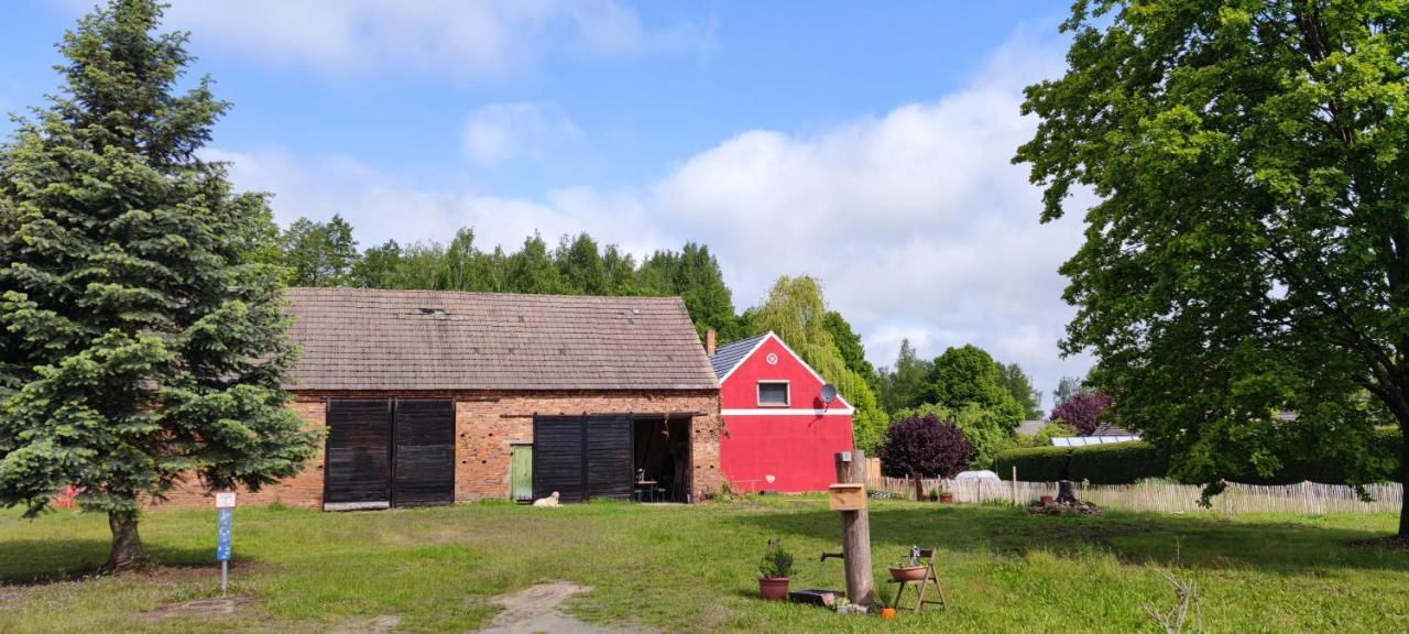 Ferienwohnung&Campingplatz VOR DEM BERG Heideblick Exterior foto