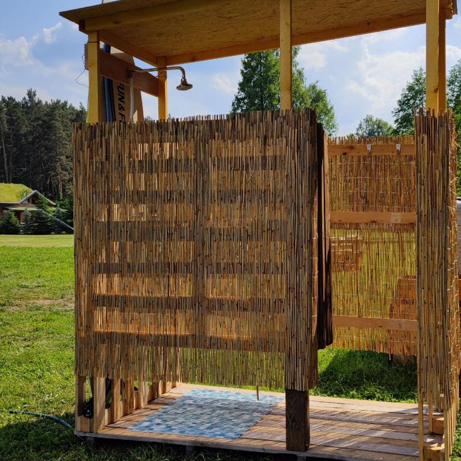 Ferienwohnung&Campingplatz VOR DEM BERG Heideblick Exterior foto
